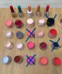 LART zestaw 16 x proszków tytanowych manicure tytanowy  + płyny