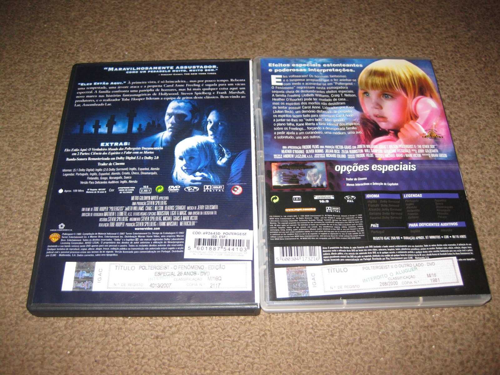 Colecção em DVD "Poltergeist" com JoBeth Williams