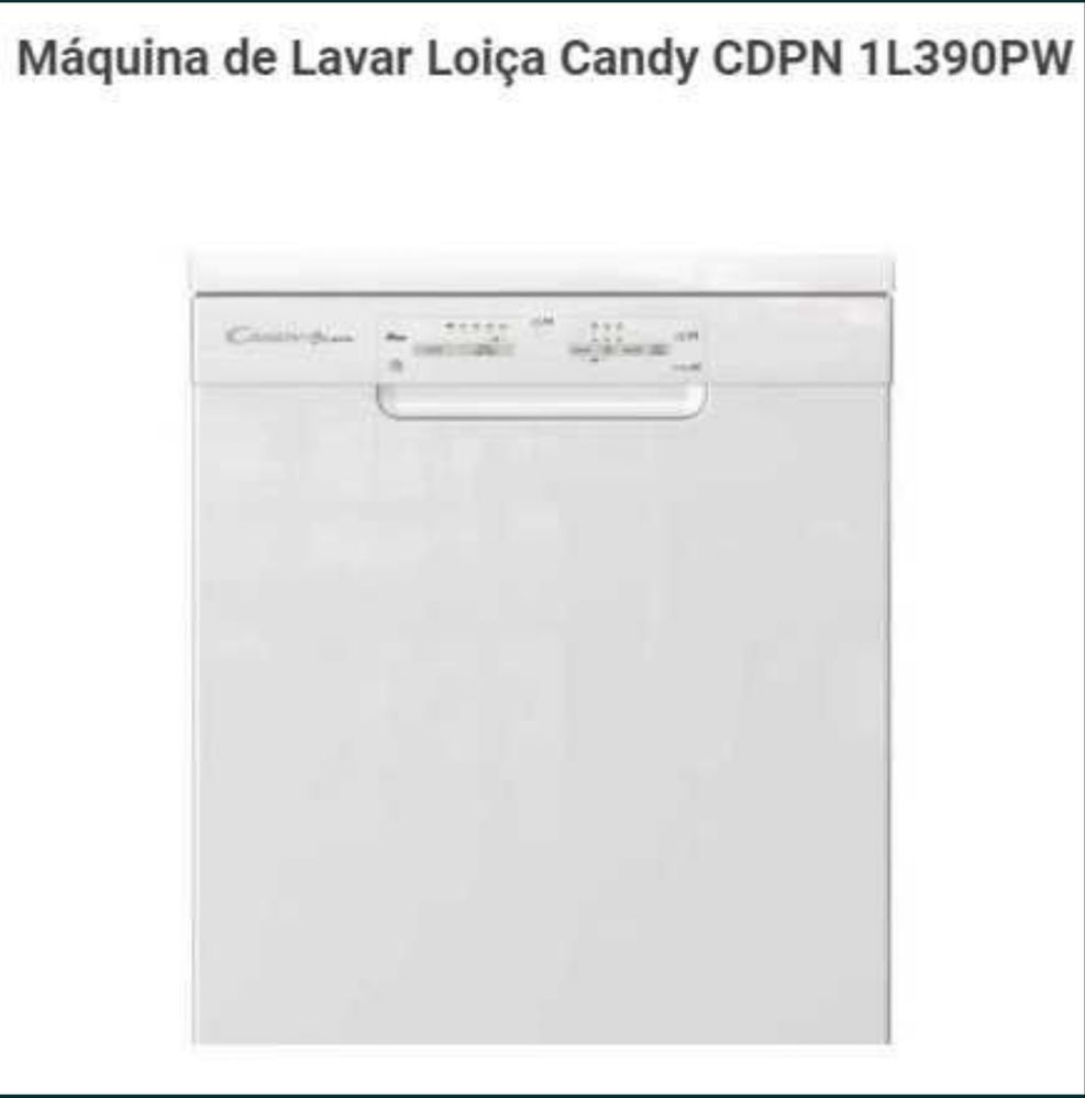 Máquina de lavar loiça Candy para peças