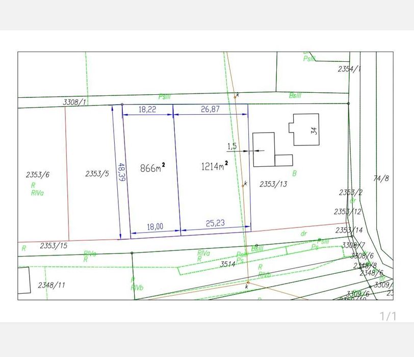 Dwie dzialki budowlane po ok 10ar