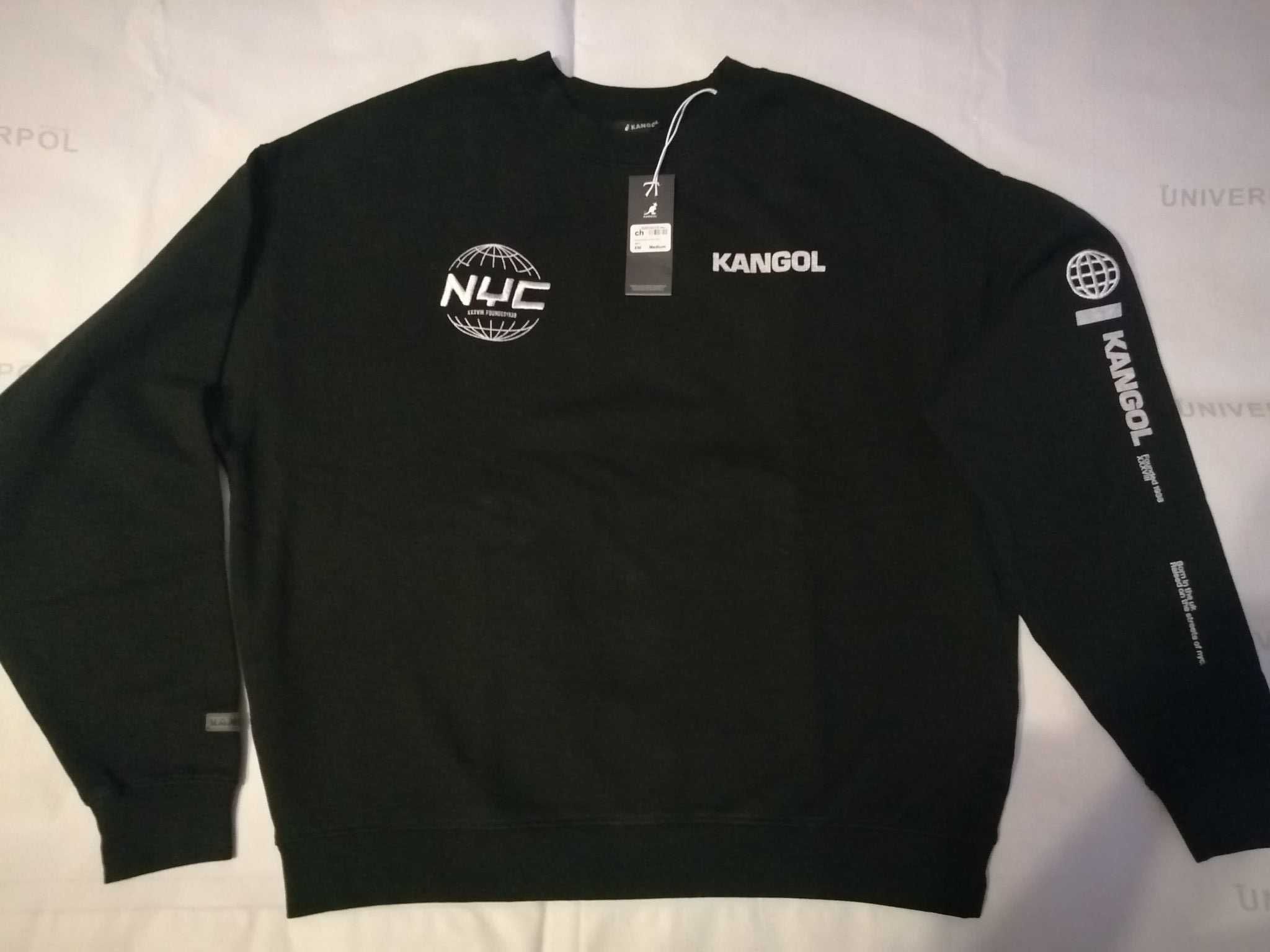 KANGOL NYC Graphic Nowa Bluza Męska Bawełna Roz M Oryginalna 100%