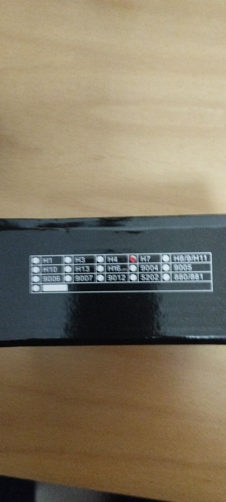 4 conjuntos de Lâmpadas led H7 8000k canbus e 6000k