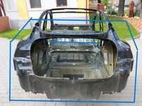 TESLA MODEL 3 LIFT 2024 HIGHLAND WANNA BŁOTNIKI ĆWIARTKA PAS TYLNY PODŁOGA