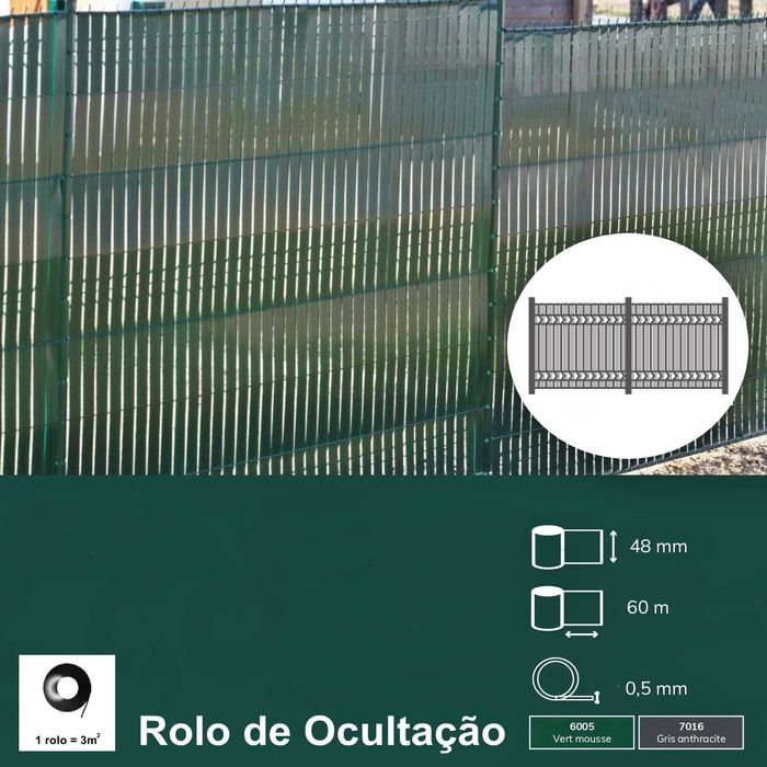 Sistema de Ocultação 3D (Rolo de 3m2 para Rede Painel)