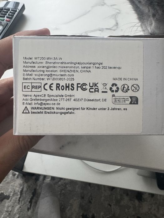 Терморегулятор, розумний термостат для котла, wifi