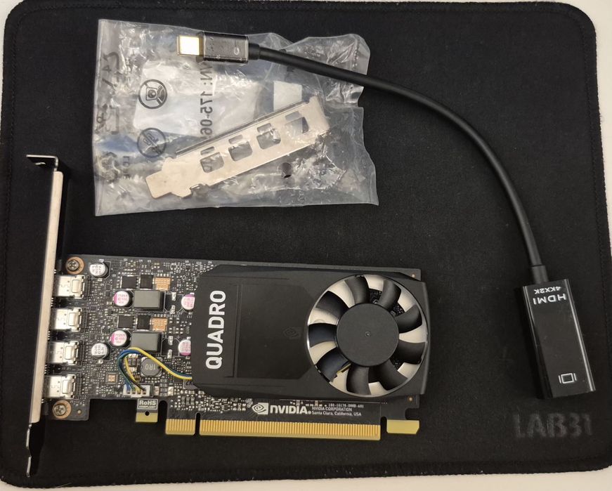 Karta graficzna Nvidia Quadro P1000 4gb LP CAD