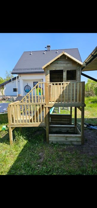 Domek drewniany plac