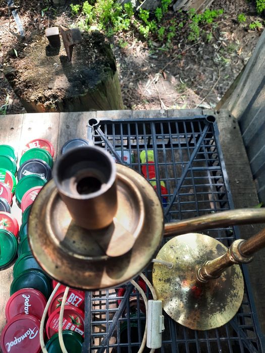 Lampka,świecznik Prl.