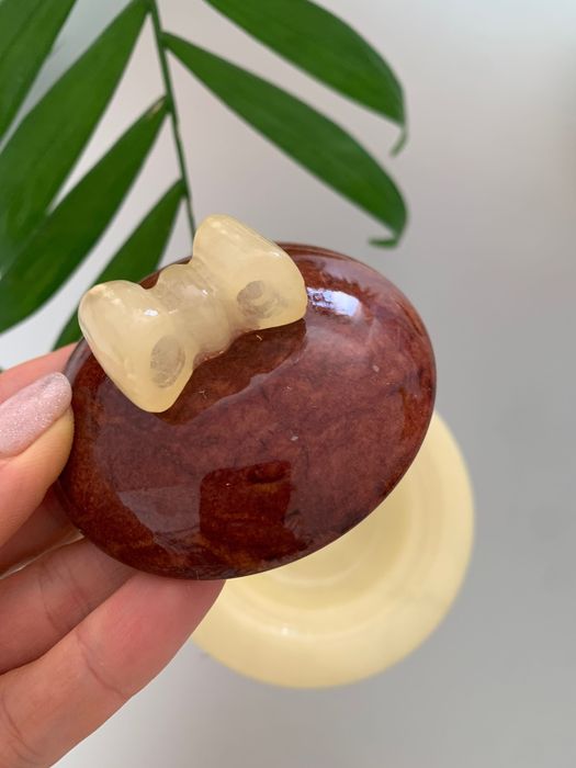 Шкатулочка, емкость для кухни из натурального камня