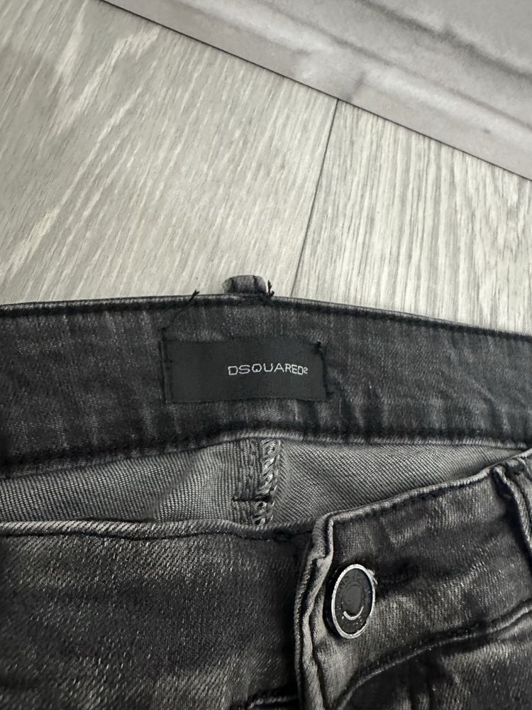 dsquared джинсы слим фит скини дрип