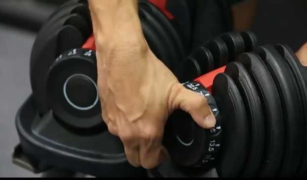 регулируемые гантели до 24 кг с платформой 15 весов 1 гантелі гантеля