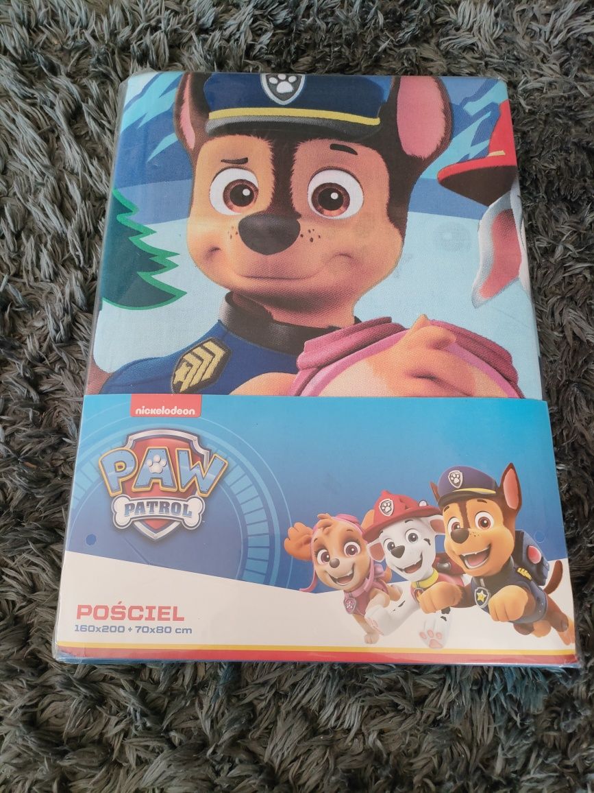 Nowa pościel, 100% bawelna, 160x200, psi patrol 
100% bawełna