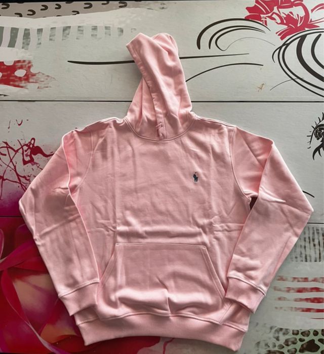 Hoodie Ralph Lauren Rosa com capuz