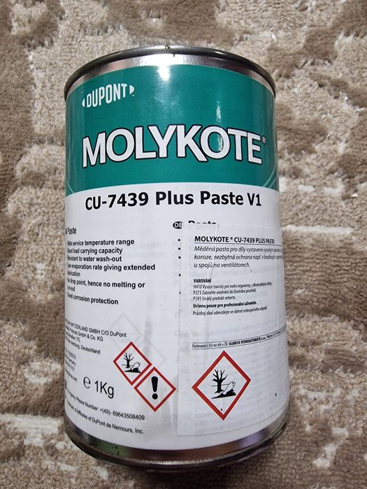 Продам MOLYKOTE CU-7439 Plus Paste V1 1кг   Мідна високотемпературна п