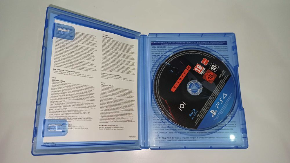 ps4 HITMAN 3 III polska okładka cichy zabójca, działa z goglami PS VR