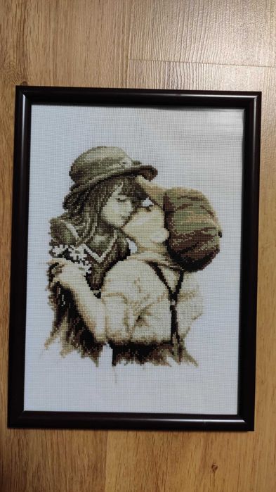 картина вишина хрестиком 350 грн