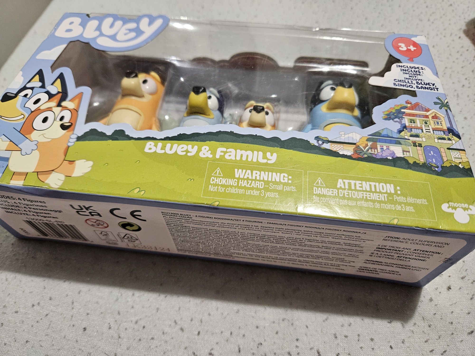 Bluey & Family 4 figurki