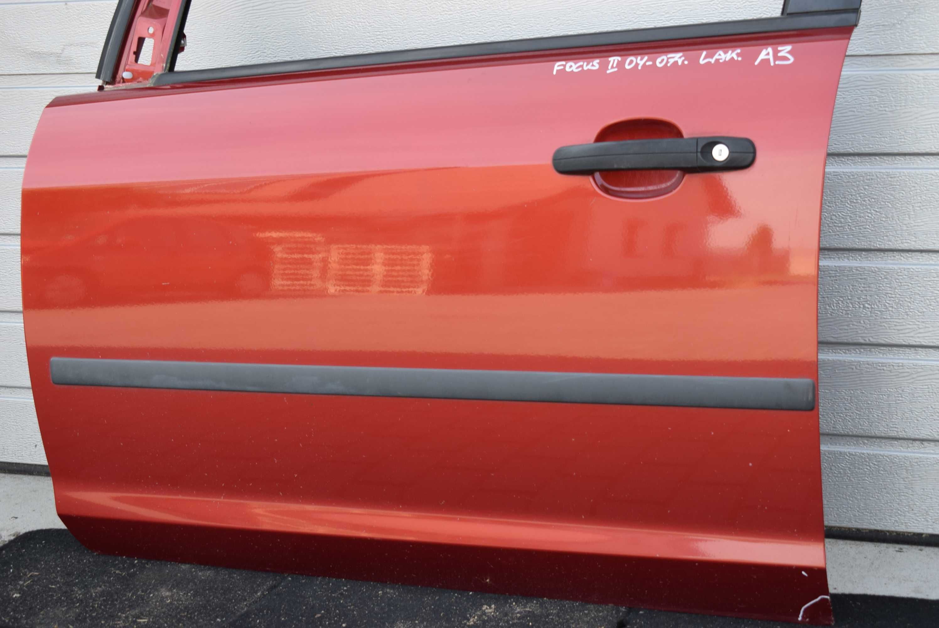 Drzwi lewe przednie Ford Focus mk2 kolor A3 lewy przód INNE CZĘŚCI