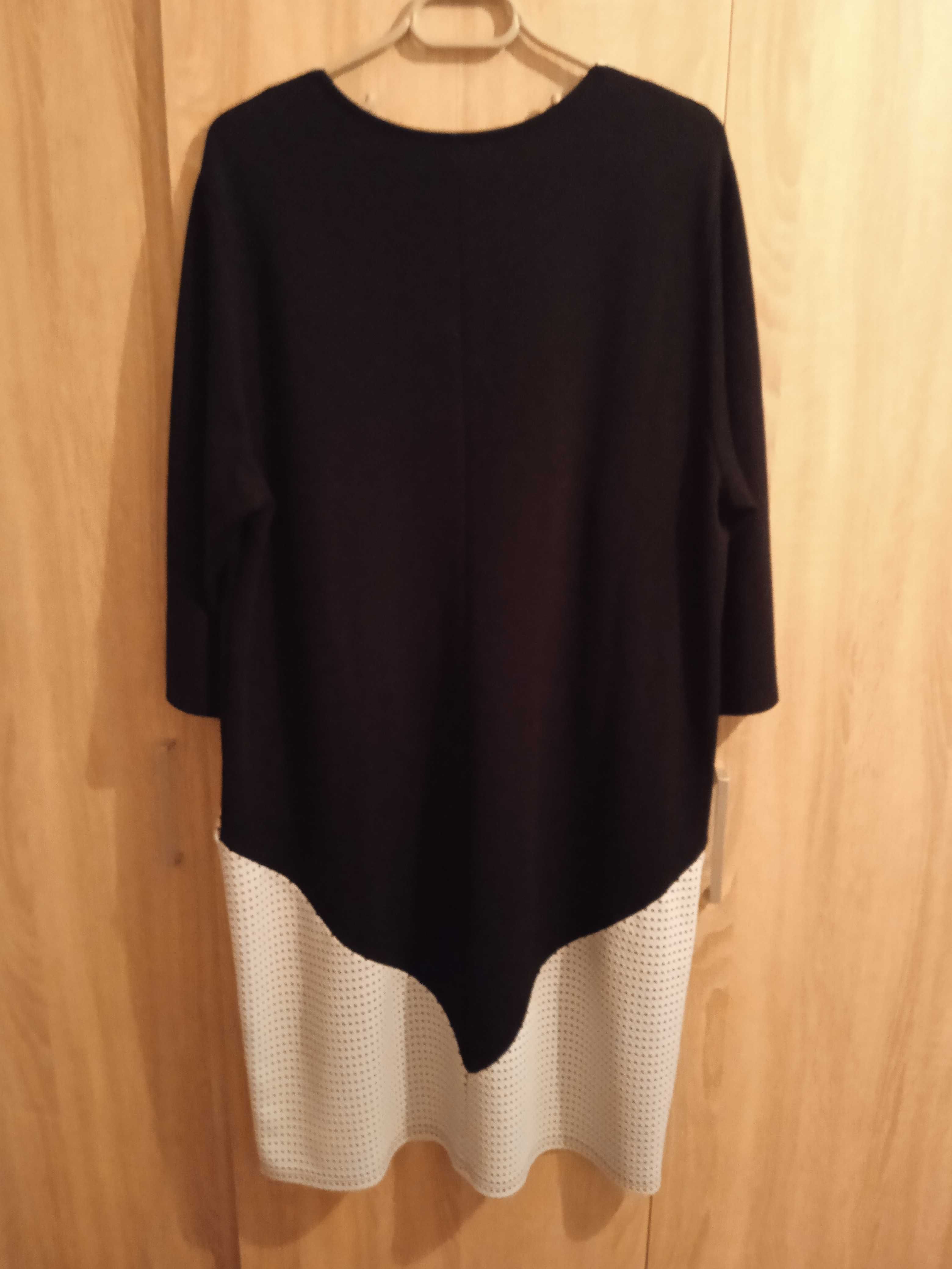 Sukienka czarna biurowa 46 48 50 XL Zara Monnari Orsay Reserved
