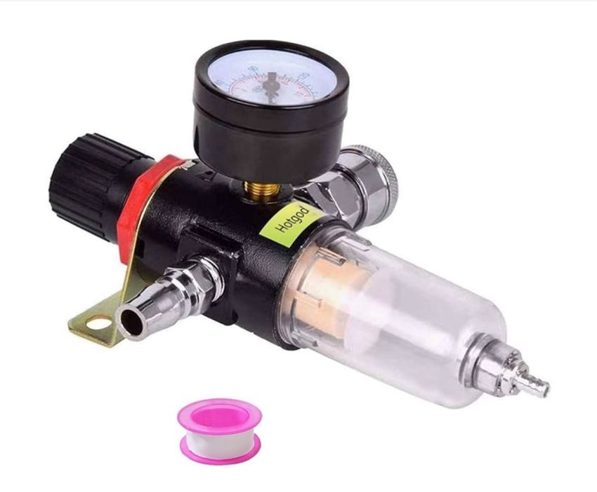 3 szt. Separator Wody Reduktor Ciśnienia Filtr Powietrza Odwadniacz1/4