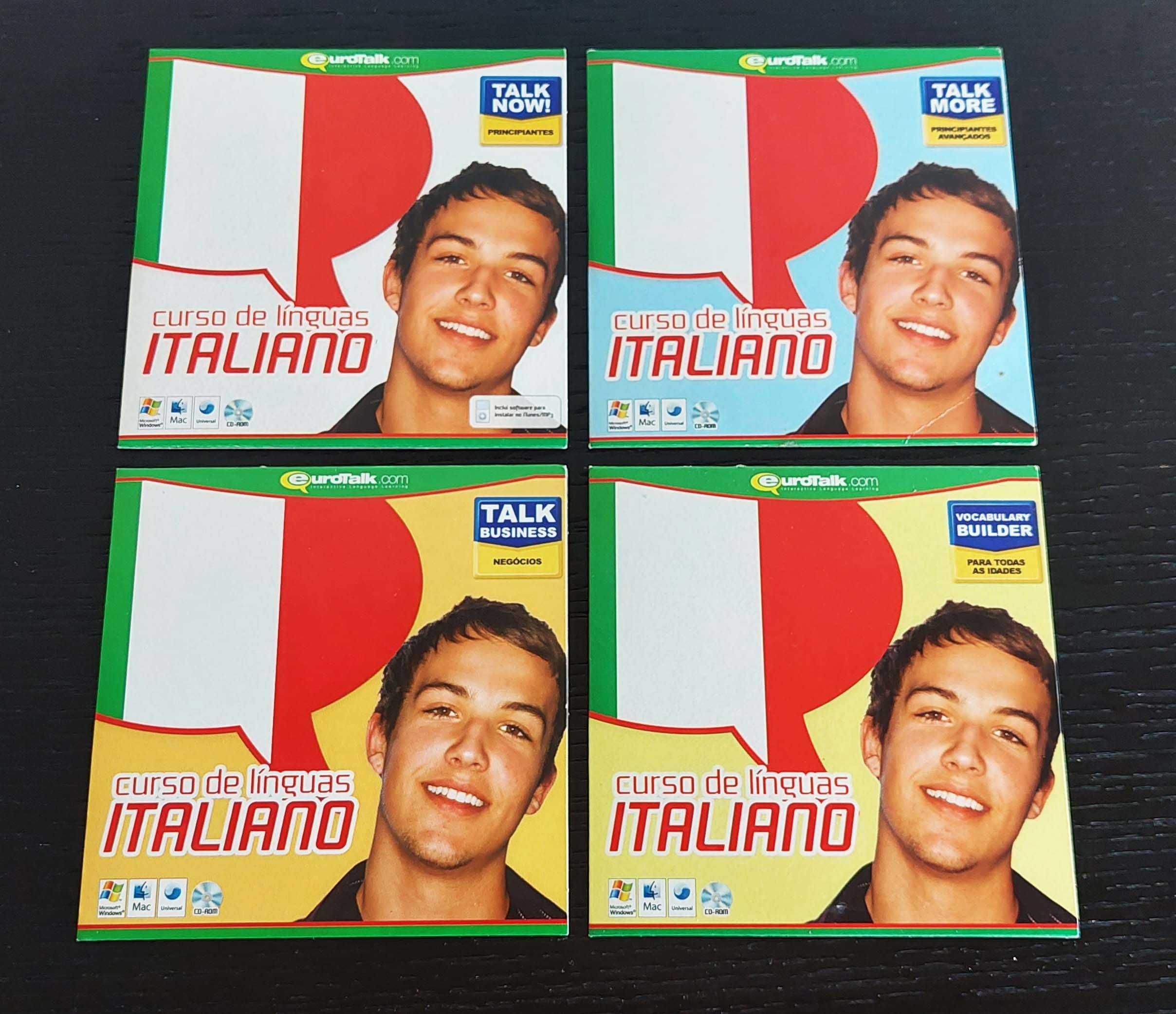 Conjunto de CD de aprendizagem da língua italiana da Eurotalk