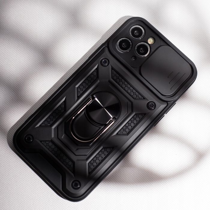Etui Plecki Defender Slide Do Motorola Edge 30 Neo / Lite Czarne