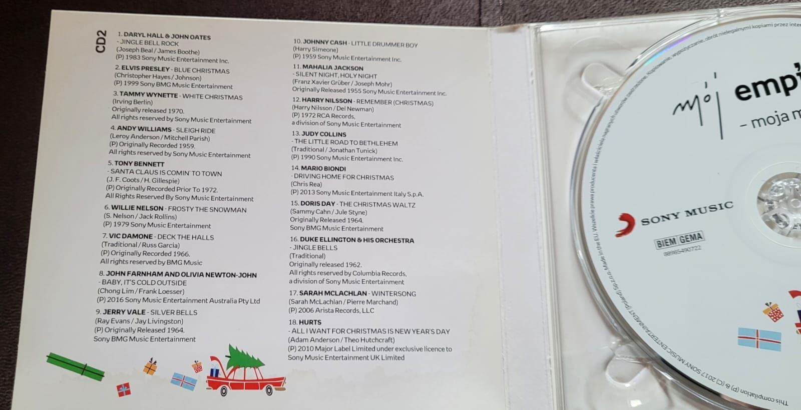 Dwie płyty CD Mój Empik - Moja muzyka