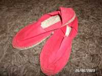 super damskie -czerwone buty  espadryle-rozmiar-37