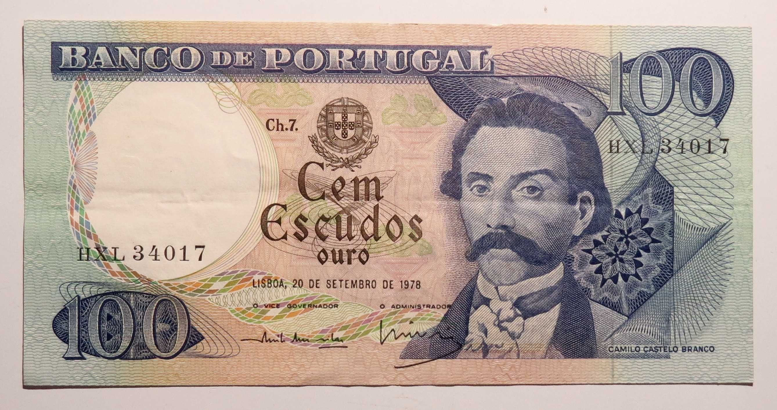Portugal - 2 Notas de 100 Escudos 1978 - QBelas