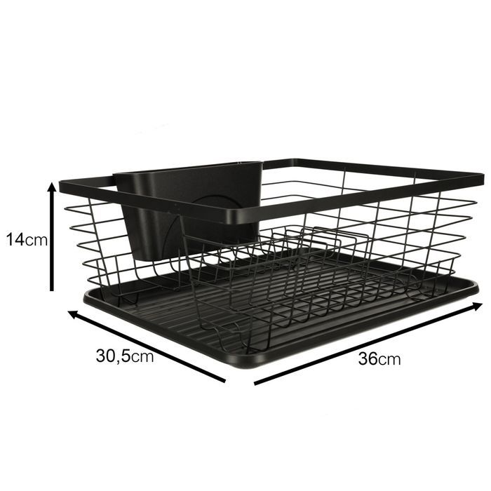 Suszarka do Naczyń Ociekacz na Naczynia Sztućce Metalowa Stojąca