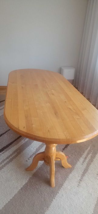 Stół jesionowy plus mały stolik