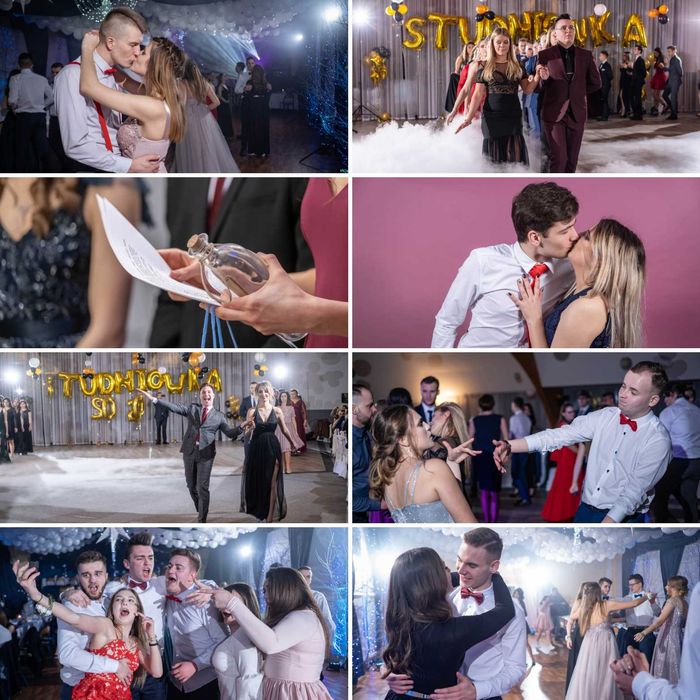 Studniówka Wesele ślub  foto i wideo kamerzysta fotograf fotobudka 360