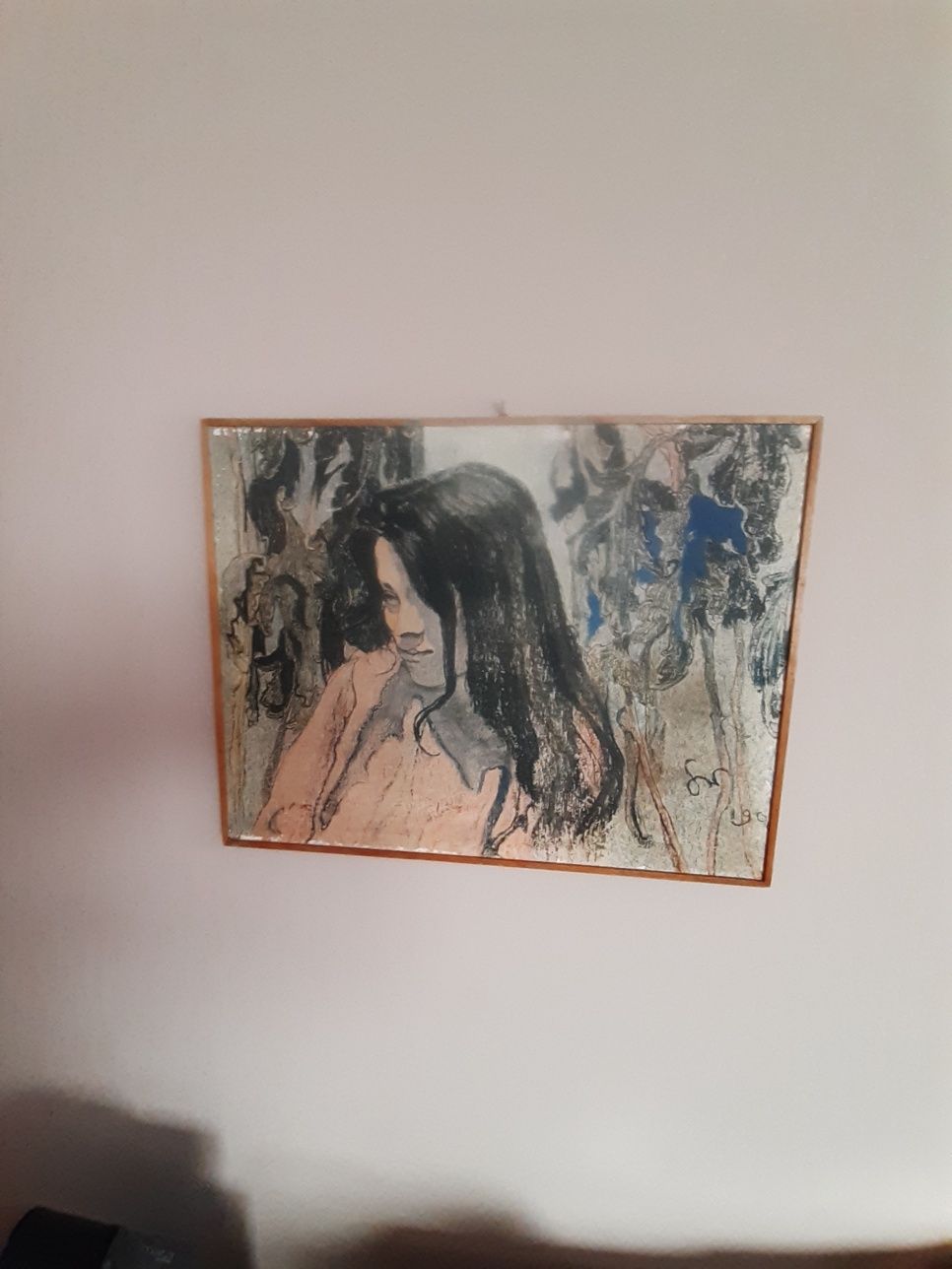Portret Elizy pareńskiej Pastel 48,5 x 63,5 a sygnatura 1979