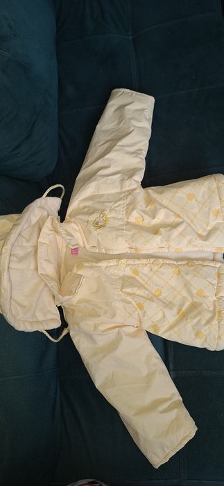 Komplet kurtka plus ogrodniczki dla dziewczynki