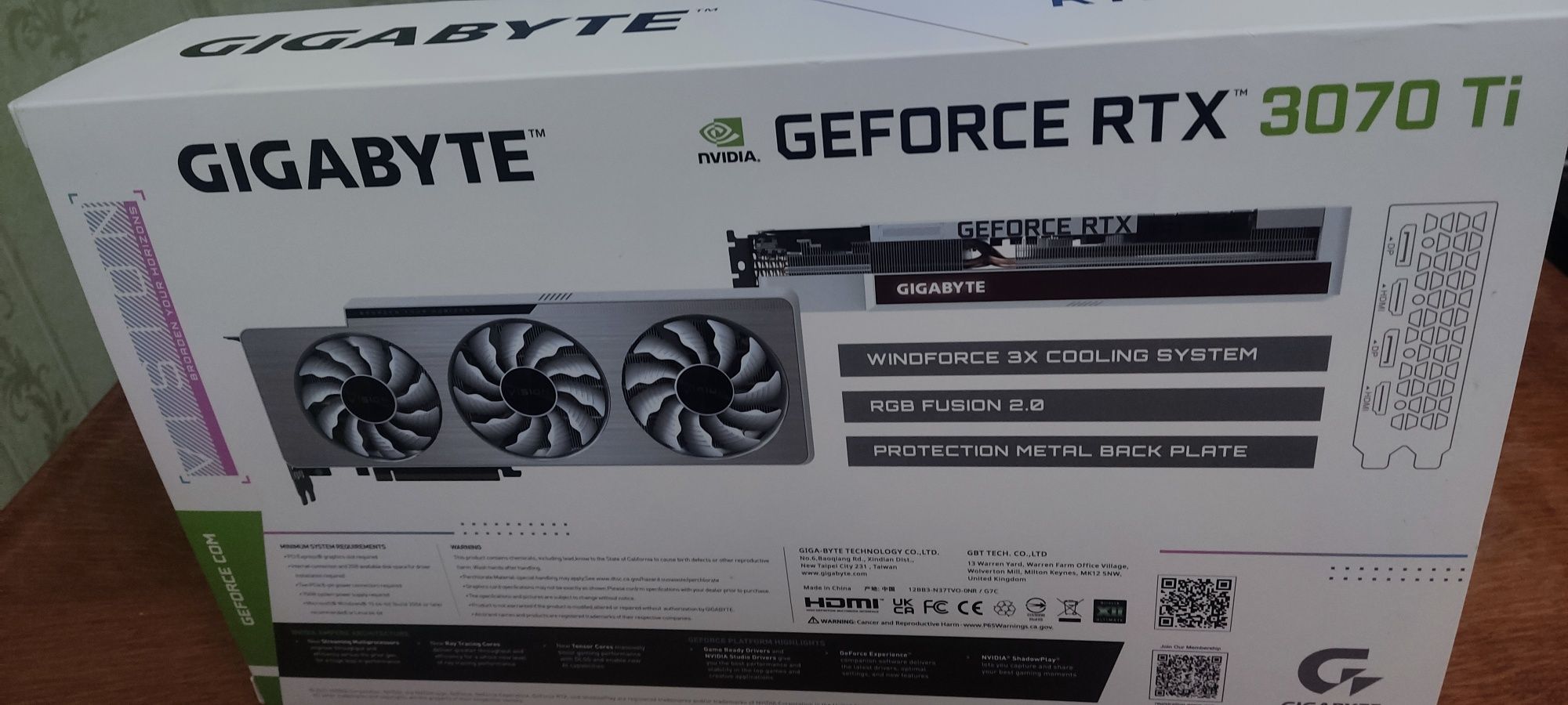 RTX 3070 ti vision