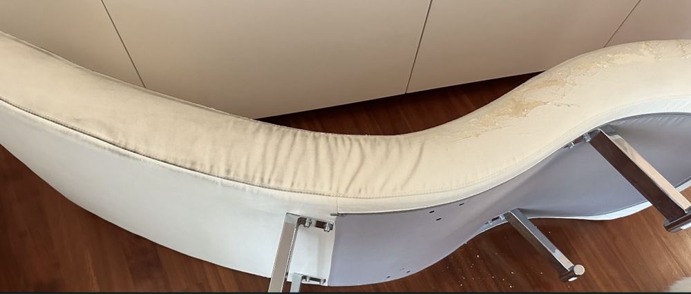 Sofa / divã chaise longue em pele ‼️ baixa de preço
