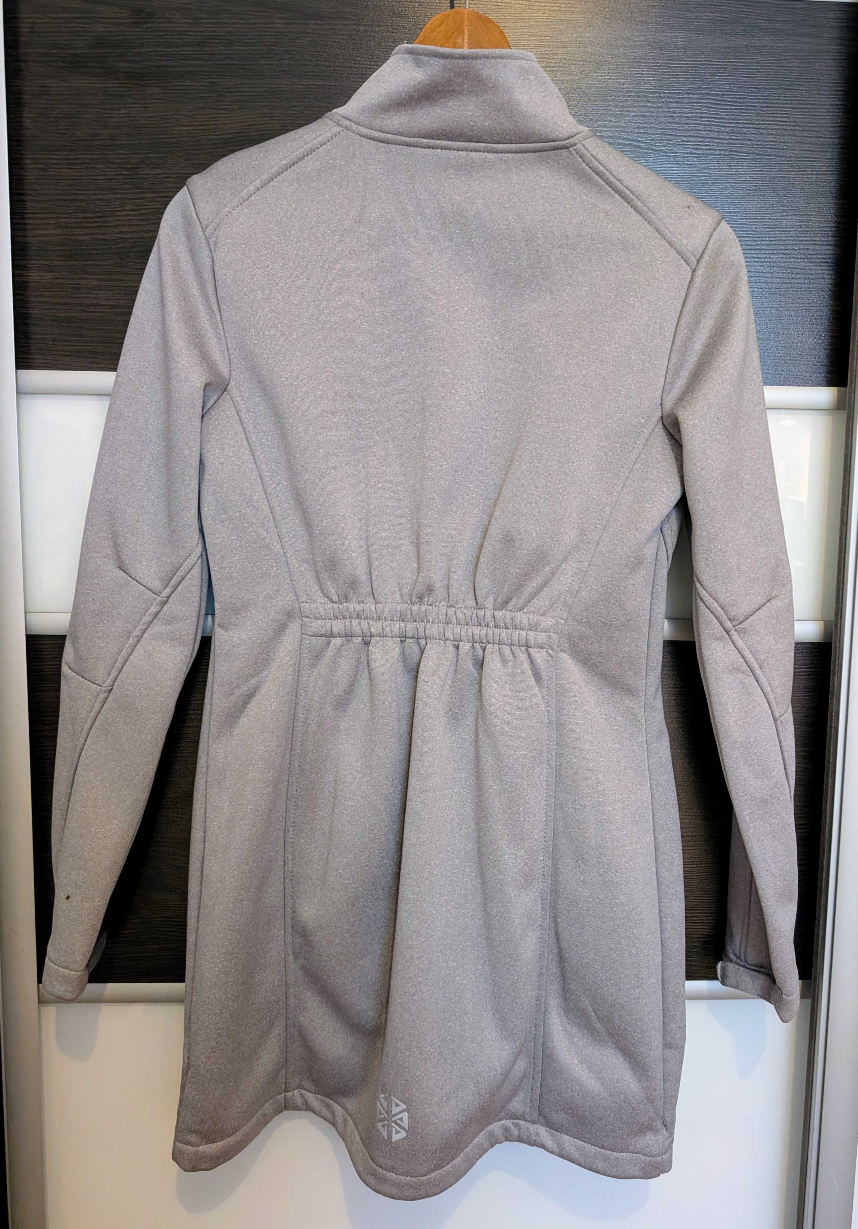 Długa kurtka softshell damska, xs