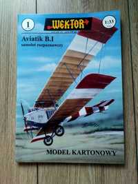 Model kartonowy WEKTOR Aviatik B.I 1:33