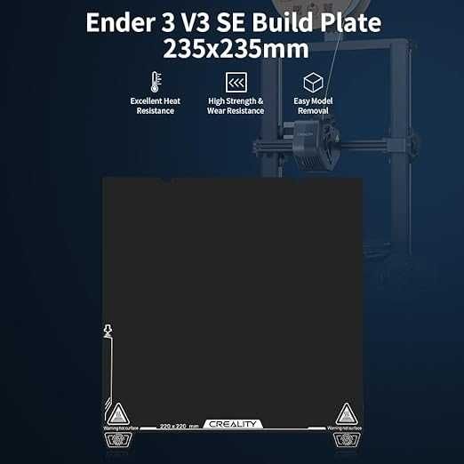 Creality  płyta montażowa magnetyczna DO Ender 3 V3 SE, 235 x 235 mm