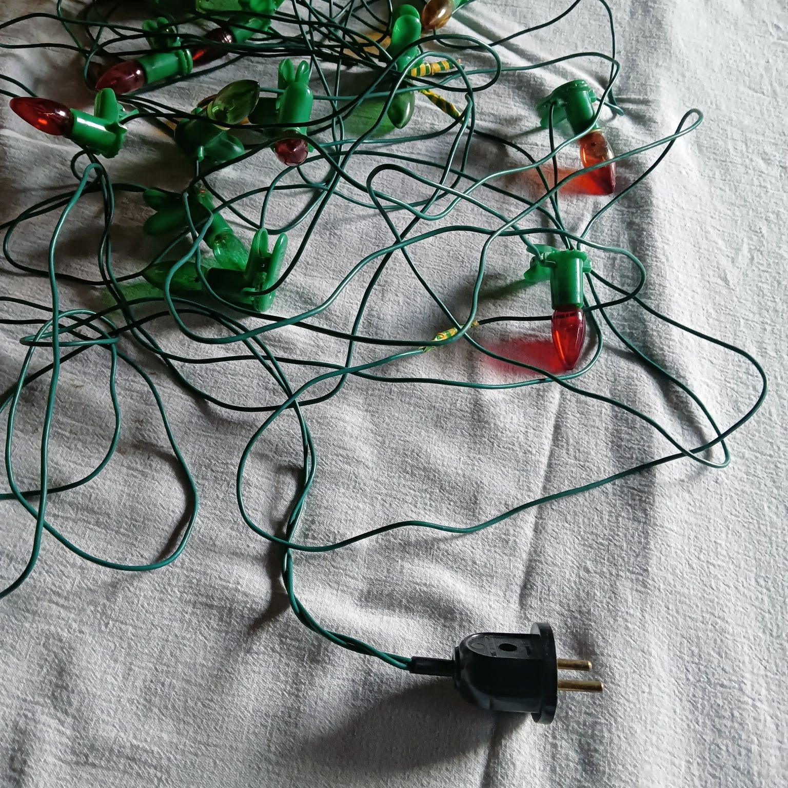 Lampki choinkowe-żarówki PRL