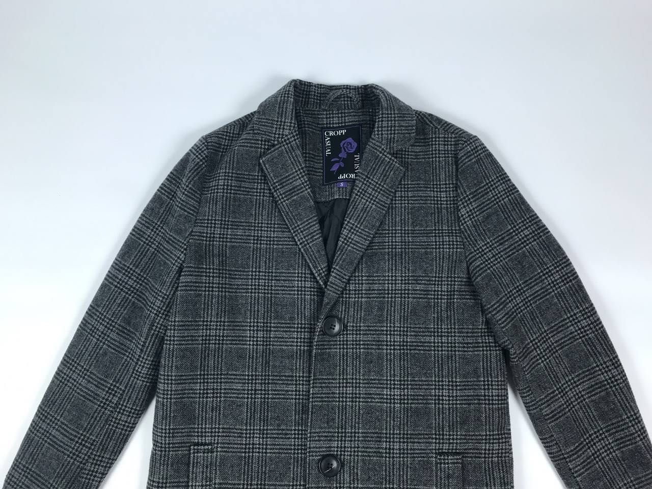 Cropp (S) Мужское Классическое Пальто в Клетку