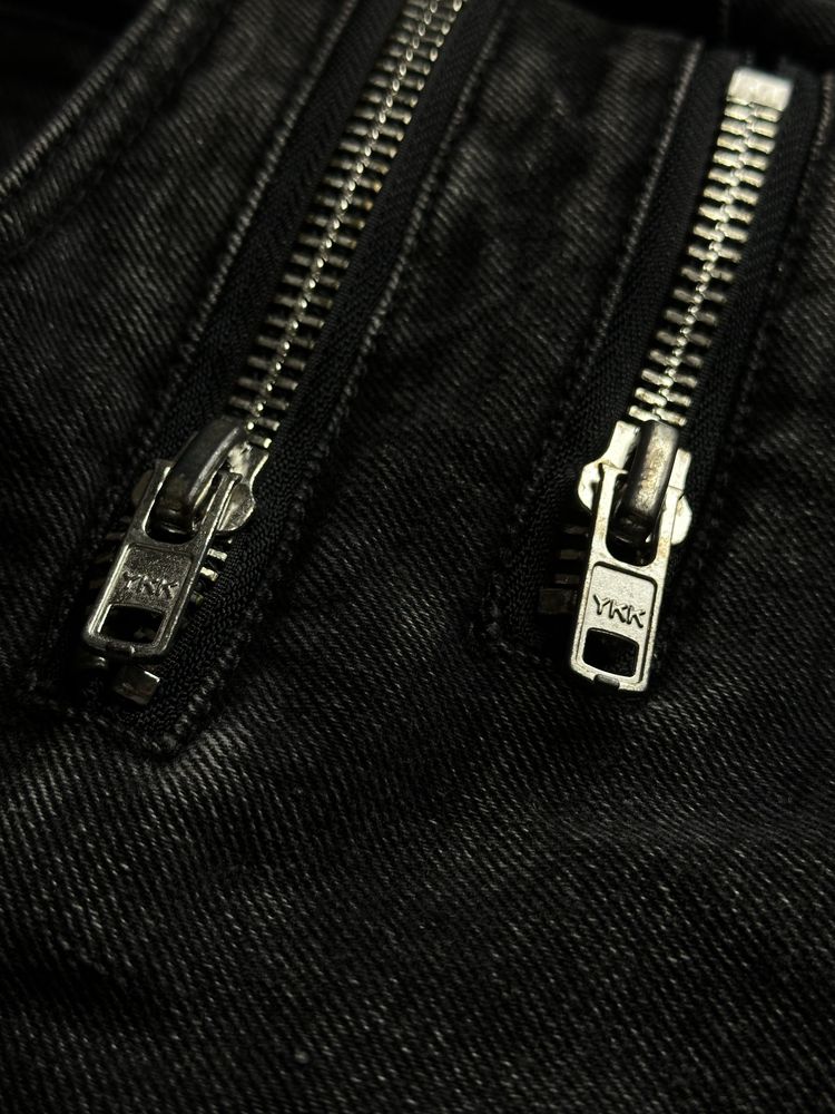 NFS NO FAITH STUDIOS baggy faded джинсы широкие черные opium archive L