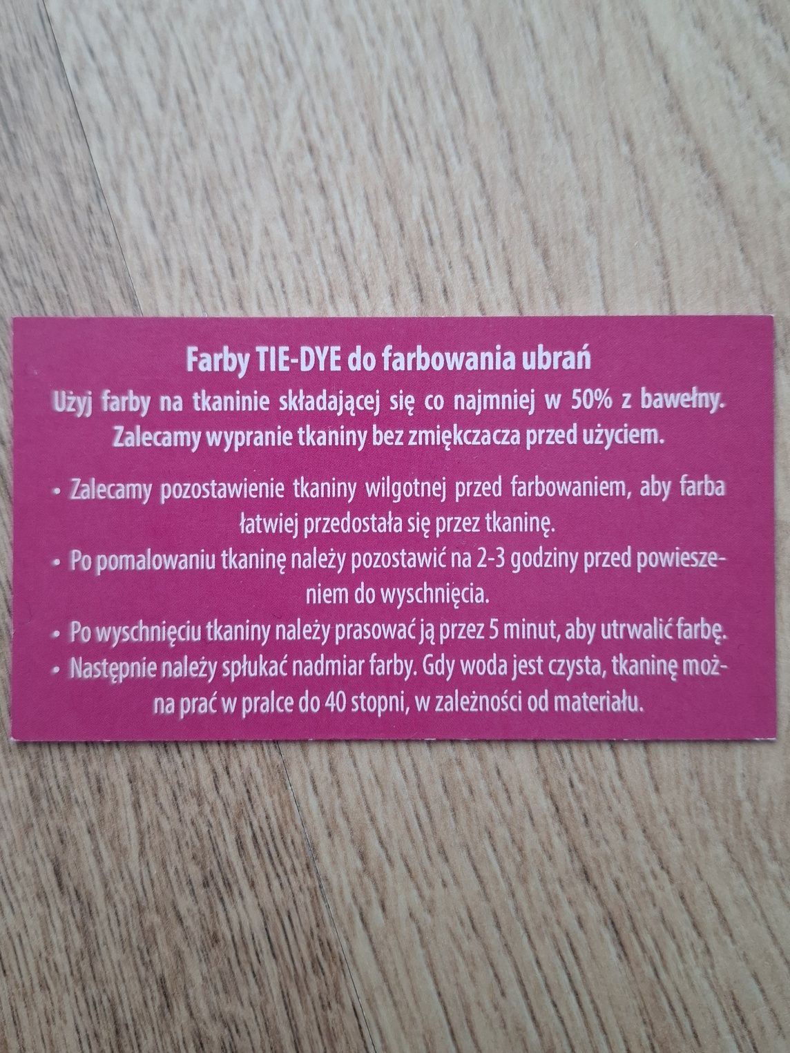 TIE-DYE farby do farbowania ubrań zestaw 3 x 85 ml do tkanin bawełny