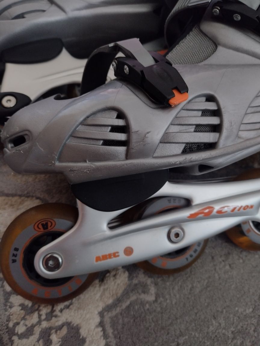 Ролики,роликові ковзани, Action ABEC,40 розмір