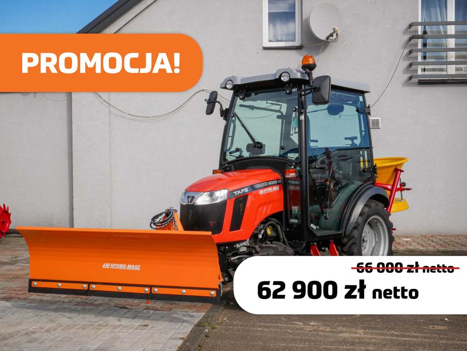 Ciągnik komunalny do odśnieżania TAFE 19 KM pług posypywarka PROMOCJA!