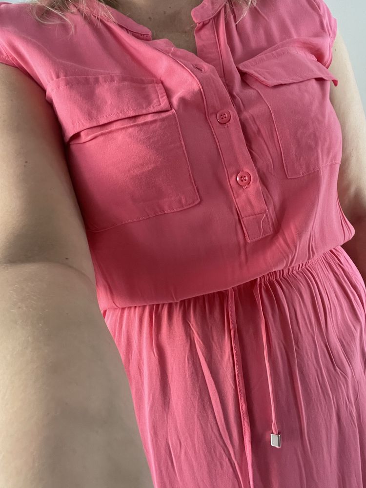 Rozowa letnia sukienka 42. XL