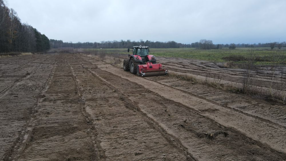 Mulczer wglebny frez wglebny mulczowanie karczowanie samosiejki