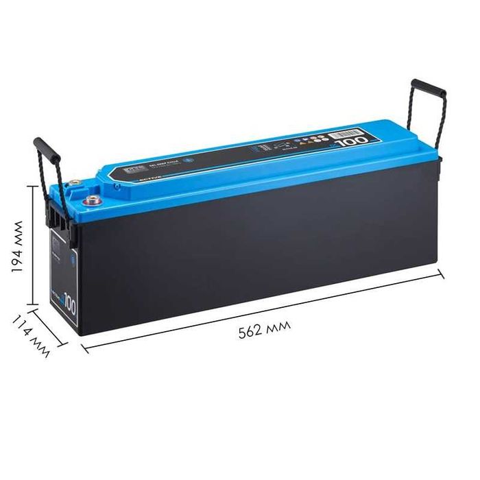 Акумулятор Гелевий ECTIVE DC 100 GEL Slim 12V 100Ah / НІМЕЧЧИНА