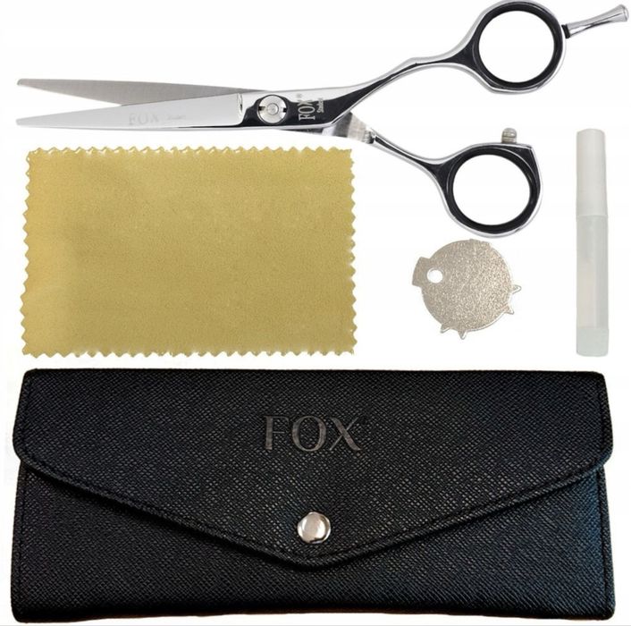 Nożyczki Fox Student 5,5 cala + degażówki praworeczne