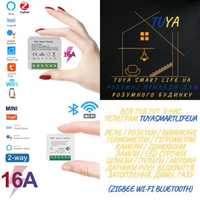 Розумне реле - розетка 16A Tuya Smart Life UA (ZigBee, Wi-Fi)